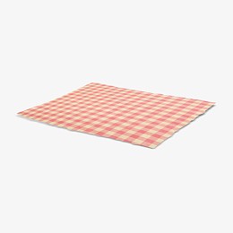 粉格子桌布