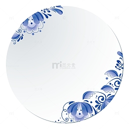 青花瓷盘子