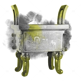 中国风古董大鼎