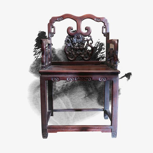 中国风古董太师椅