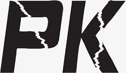 断裂的pk字体