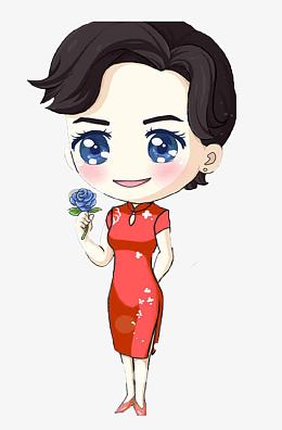 美女pngpng美女矢量图pngpng彩绘人物pngpng中国风汉服卡通手绘美女