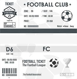 创意入场劵设计素材