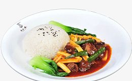红烧牛肉盖浇饭