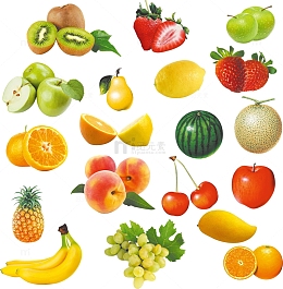 各式水果psd分层素材
