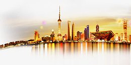 上海夜景可改PNG