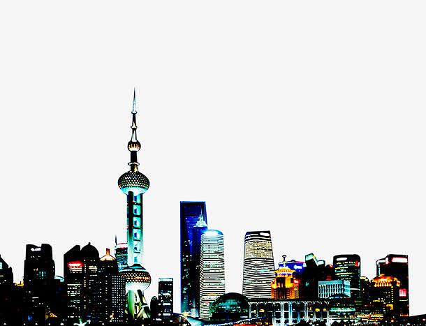 上海外滩夜景高清图片免费下载