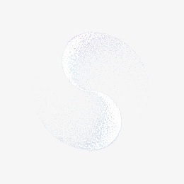 白色颗粒太极图