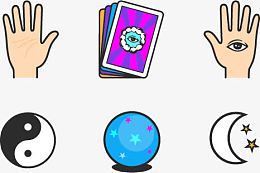矢量图魔幻道具