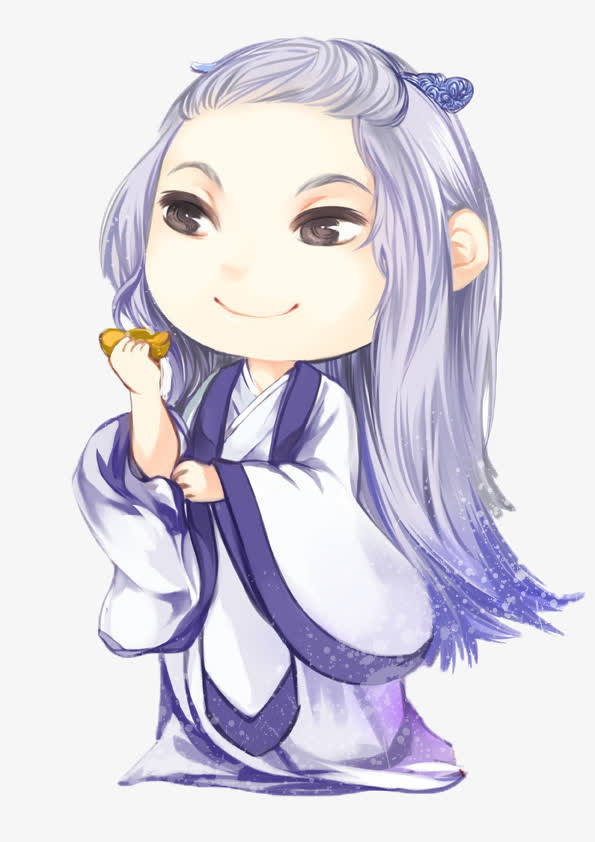 手绘立绘古代人物造型