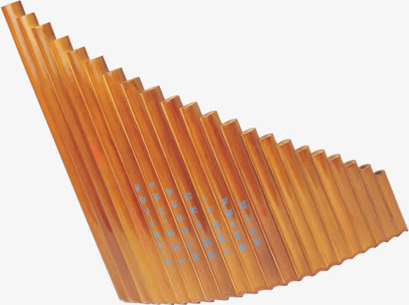 创意黄色的竹简造型