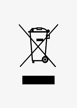 手绘小图标禁止随意丢垃圾