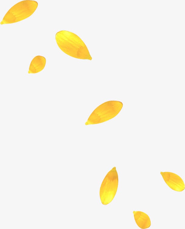黄色创意合成叶子形状