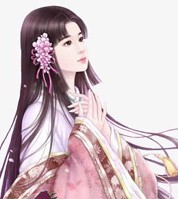 彩绘立绘古代美女图片