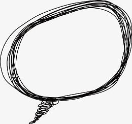 手绘创意合成黑色的涂鸦边框