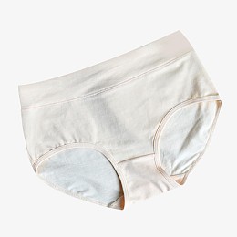 白色的棉质孕妇内裤