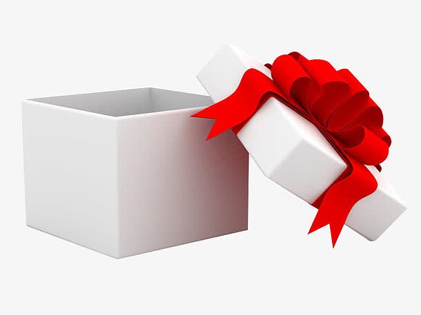 创意白色的礼盒包装礼物