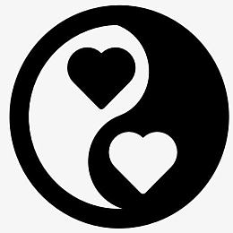 太极阴阳鱼图标