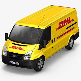 DHL货车前面图标