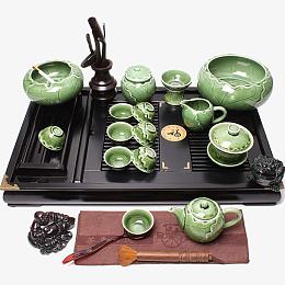 功夫茶具紫砂电热磁炉四合一茶海