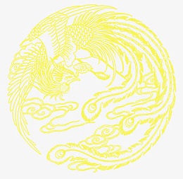 凤凰图案pngaipng古典金色凤凰装饰pngpng黄金凤舞戒指pngaipng彩色