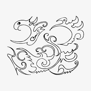 白描图素材-白描图图片元素-觅元素