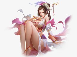 妖艳卡通游戏美女原画