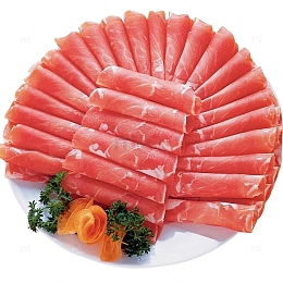 火锅冬日羊肉卷食材