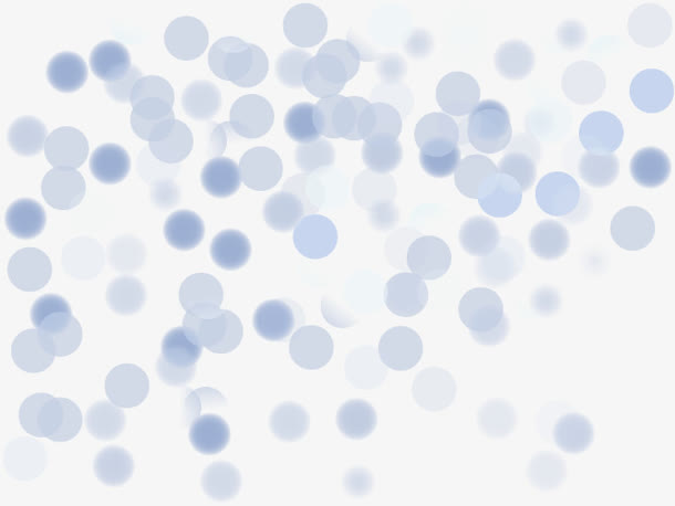 谈蓝色斑点背景元素