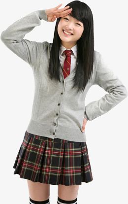 甜美清纯校服学生妹