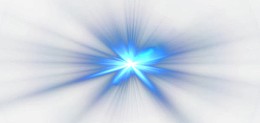 蓝色放射星光光效