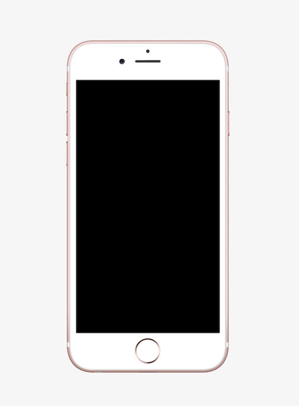 高清摄影苹果手机玫瑰金免抠素材免费下载_觅元素51yuansu.com