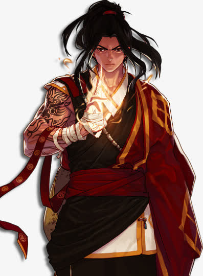 玄幻古风纹身侠客少年