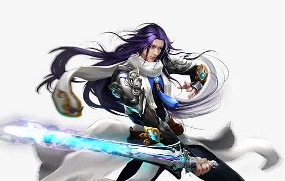 png潇洒的转身png潇洒蓝衣男子古风手绘png白衣潇洒美男手绘古风png持