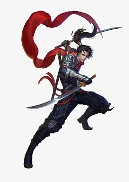 古风奇幻双刀侠客