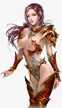 古风玄幻铠甲美女人物