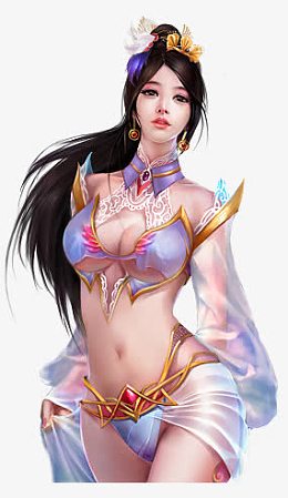 古风甜美清纯美女人物