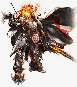 游戏人物骑马团长死亡骑士