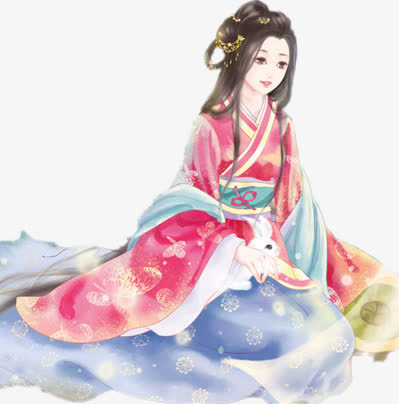 气质美女古风人物素材免费下载_觅元素