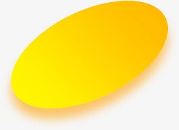 创意合成效果黄色渐变的形状