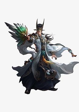 创意合成游戏人物造型诸葛亮