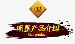 明星产品介绍图标设计