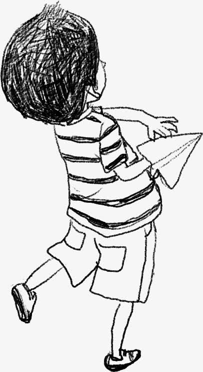 手绘梦想飞机海报