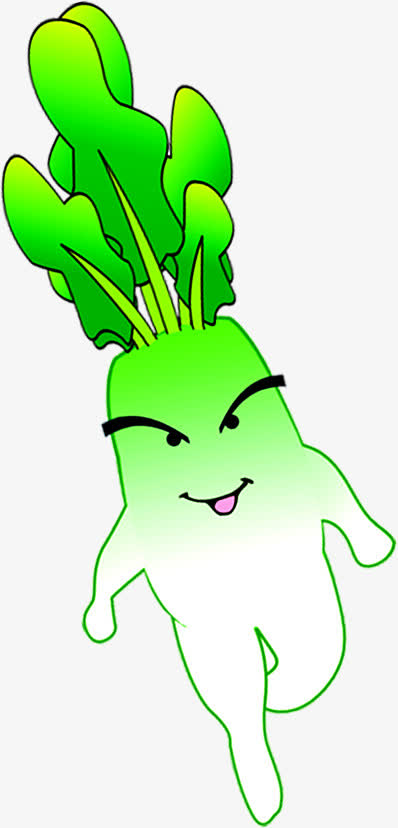 绿色萝卜彩页图片
