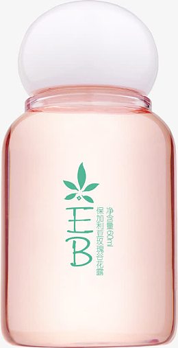 手绘滚珠设计化妆品瓶子