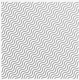简约对角波浪线