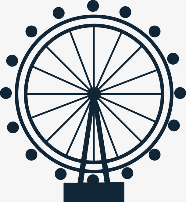 卡通摩天轮素材免费下载_觅元素