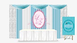 婚礼Tiffany蓝签到台