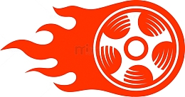 火焰轮胎