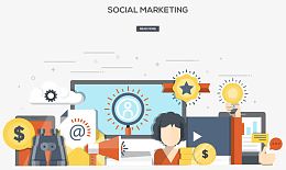 网络营销矢量素材